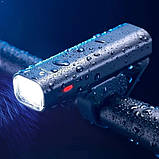 Велосипедний ліхтар ROCKBROS RHL-400 (400LM, 2000mAh, USB-C, IPX6, 4 Mode), фото 7