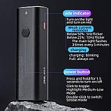 Велосипедний ліхтар ROCKBROS RHL-400 (400LM, 2000mAh, USB-C, IPX6, 4 Mode), фото 5