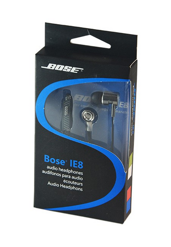 Наушники вакуумные Bose IE8, 3,5 mm, черные - фото 1 - id-p462125141