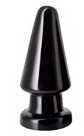 Велика анальна пробка з потужною присоскою Flight of Fancy Конусний масажер простати 15 см
