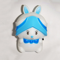 Нічник Зайчик блакитний/Lemanso NL11