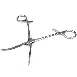 Затискач по COOLEY атравматичний кровоспинний  зігнутий SURGIWELOMED Довжина 16,0 см