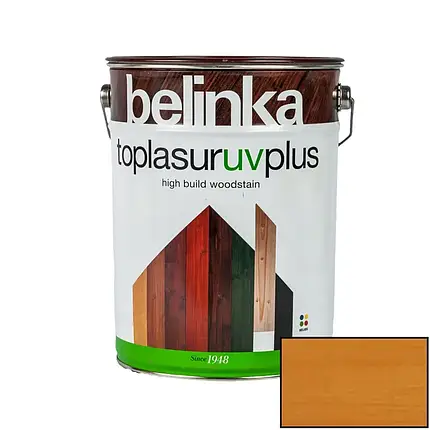 Лазурь для дерева Belinka Toplasur UV Plus 14 модрина 10л, фото 1
