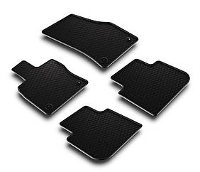 Коврики VW Tiguan Allspace 2017-2024, Skoda Kodiaq​​​​​​​ 2016-2023, в салон гумові 4шт. Geyer & Hosaja Польща (904/4C)
