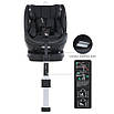 El Camino ME 1109 i‑BASE автокрісло від народження до 150 см, i‑Size R129, поворот 360°, ISOFIX + опорна ніжка, фото 2