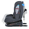Дитяче автокрісло El Camino ME 1114 EVEREST 0–36 кг, обертання 360°, ISOFIX/Top Tether, мультипідголівник і 4 позиції спинки, фото 5