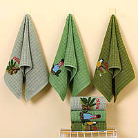 Набір кухонних махрових рушників Olive (3 шт.) 75х35 см.