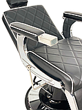 Парикмахерское профессиональное кресло для мужской стрижки Barber Prime, фото 5