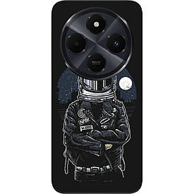 Чохол силіконовий Case для Xiaomi Redmi A4 5G з картинкою Космонавт і місяць