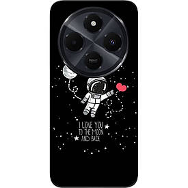 Чохол силіконовий Case для Xiaomi Redmi A4 5G з картинкою Любов до місяця