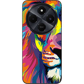 Бампер силіконовий Case для Xiaomi Redmi A4 5G з малюнком Яскравий лев