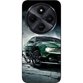 Бампер силіконовий Case для Xiaomi Redmi A4 5G з малюнком Мустанг