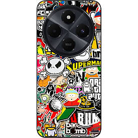 Бампер силіконовий Case для Xiaomi Redmi A4 5G з малюнком Креатив