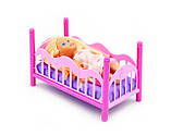 Лялька маленька 899-27 з ліжечком, фото 2