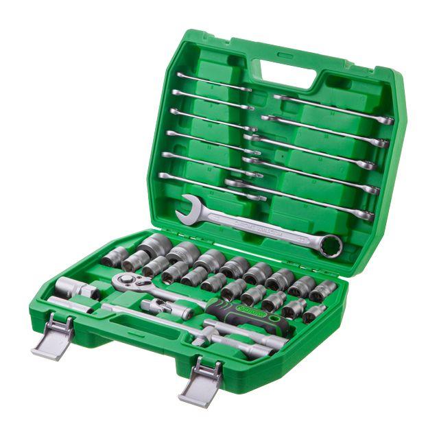 Набір інструментів 1/2", 38 од. INTERTOOL ET-6038SP, фото 1