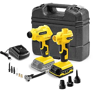 Набір: Акумуляторний компресор Trotec PCPS 11-20V + Акумуляторний повітряний насос Trotec PCPS 12-20V