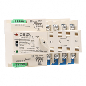 Автоматичний ввід резерву АВР 100A 4P (для 3х фазних систем)