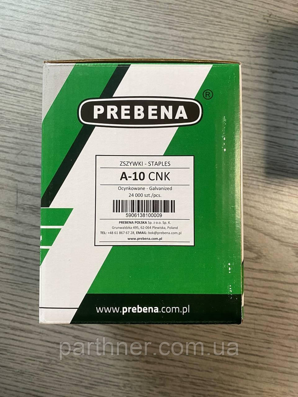 Скоба А-10 PREBENA в пачці 24.000 шт (Польща), фото 1