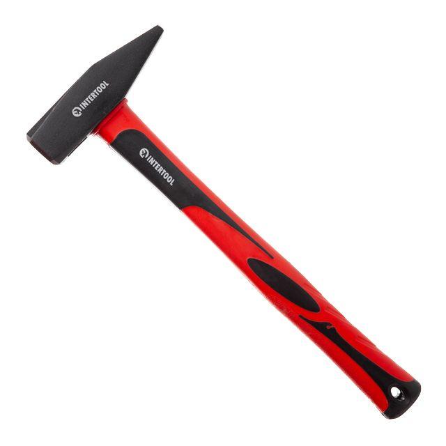 Молоток 800г ручка з фібергласу INTERTOOL HT-0208, фото 1