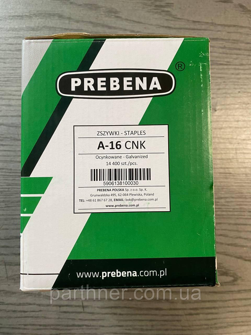 Скоба А-16 PREBENA в пачці 14.400 шт (Польща), фото 1