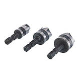 Набір зенкерів 12, 16, 19 мм, 3 од. INTERTOOL SD-5005, фото 3