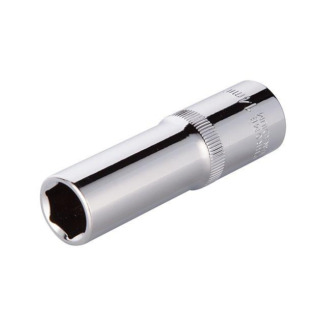 Головка шестигранна подовжена 1/2" 14мм x 78мм CrV INTERTOOL ET-0114, фото 1