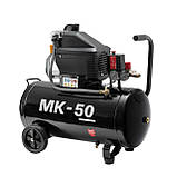 Компресор МК 50, 2.0 HP, 1.5кВт, 220В, 8атм, 205л / хв INTERTOOL PT-0021, фото 3