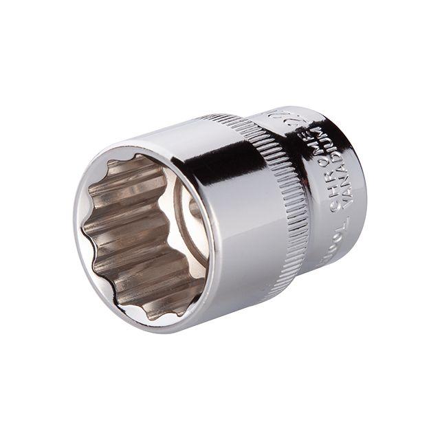 Головка 12 гр. 1/2" 22мм INTERTOOL ET-0222, фото 1