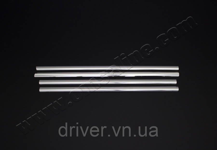 Накладки хромированные на стекла (нижние) (4шт) Ford Torneo Connect 2014-, OmsaLine, 2627141, фото 1