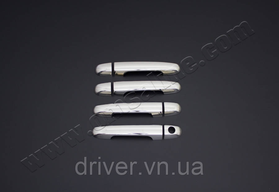 Накладки хромированные на ручки (4шт) Kia Ceed 2010-2012, OmsaLine, 4014041, фото 1