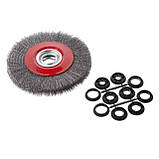 Щітка кільцева 200x32 мм (кручений дріт) INTERTOOL BT-6200, фото 3