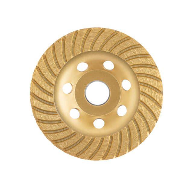 Фреза шліфувальна торцева алмазна Turbo 115 x 22.2мм INTERTOOL CT-6215, фото 1