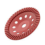 Фреза шліфувальна торцева алмазна Turbo 180 x 22.2мм INTERTOOL CT-6280, фото 2