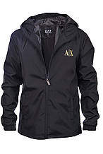 Куртка-вітровка чоловіча Armani 25-AR0303 чорна