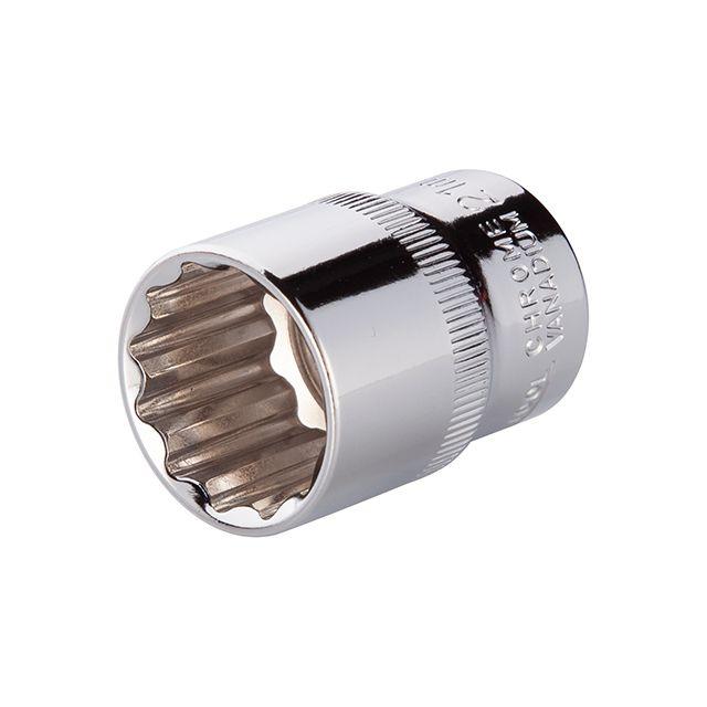 Головка двенадцатигранная 1/2", 21мм INTERTOOL ET-0221, фото 1
