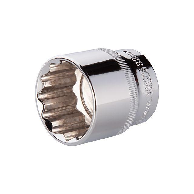 Головка двенадцатигранная 1/2", 32мм INTERTOOL ET-0232