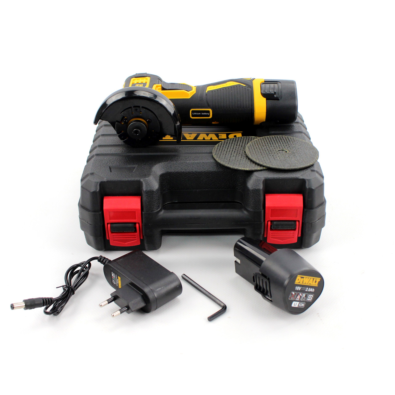Акумуляторна болгарка DeWalt DCG125N-18V (18V, 2AH) АКБ УШМ Деволт
