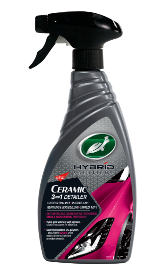 Поліроль кузова з керамікою 3в1 "Суха мийка" Turtle Wax HS Ceramic 3in1 Detailer 500 мл