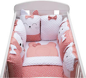 Комплект дитячої постільної білизни Bubaba by FreeON SLEEP QUARDIAN PINK (12 шт.)