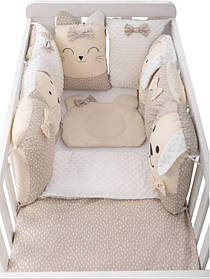 Комплект дитячої постільної білизни Bubaba by FreeON SLEEP QUARDIAN BEIGE (12 шт.)