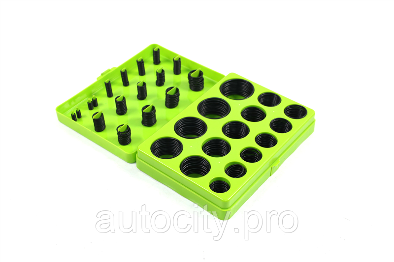 Набір кілець ущільнювальних чорні 500 шт. (D=2,8-50 мм) RIDER, фото 1