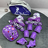 Набір Combo S (28-33) М (35-38), ролики для дітей з регулюванням розміру, роликові ковзани, ролики для дітей, фото 3