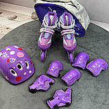 Набір Combo S (28-33) М (35-38), ролики для дітей з регулюванням розміру, роликові ковзани, ролики для дітей, фото 2