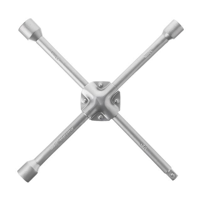 Ключ балонний хрестовий посилений, 14"х355 мм, 16 мм, 17, 19, 22, 1/2" INTERTOOL HT-1602