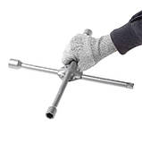 Ключ балонний хрестовий посилений, 14"х355 мм, 16 мм, 17, 19, 21, 1/2" INTERTOOL HT-1604, фото 5