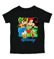 Футболка Дісней дитяча та підліткова, для дівчинки та хлопчика, 95% бавовна, 14 різних кольорів, від 86 см до 170см