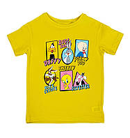 Футболка Дісней дитяча та підліткова, для дівчинки та хлопчика, 95% бавовна, 14 різних кольорів, від 86 см до 170см