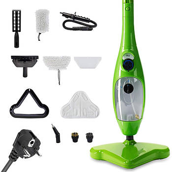 Багатофункціональна парова швабра 5в1 (450мл, 1250Вт) X5 / Пароочисник для дому / Паровий пилосос