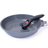 Сковорідка Fissman La granite 26x5,6 см  зі знімною ручкою AL-4626.26, фото 6