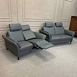 Шкіряний комплект реклайнер Німеччина, фото 3